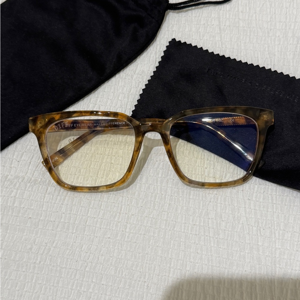 Diff Eyewear Tortoiseshell Bluelight Glasses - image 2